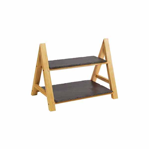 BAMBOO STAND 2 SHELVES 6969