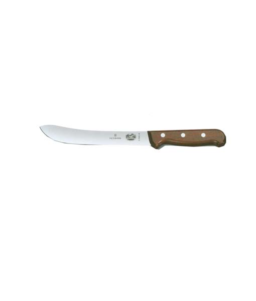 BUTCHER'S KNIFE WOODEN HANDLE