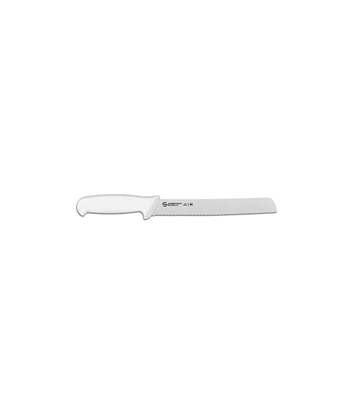 BREAD KNIFE WHITE HANDLE