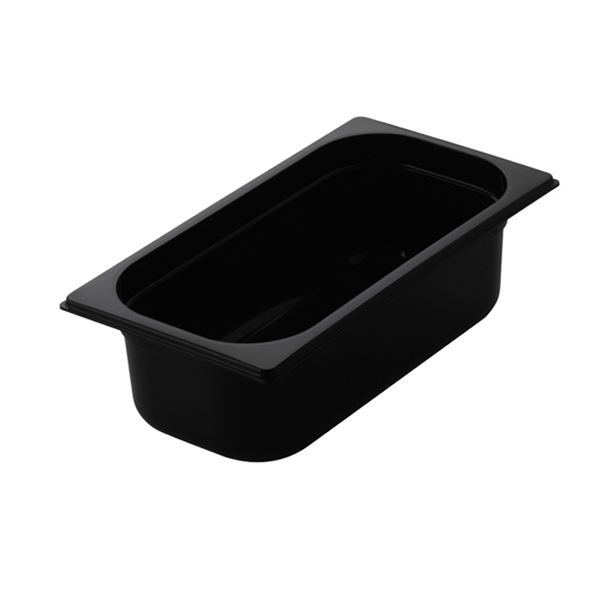 ΛΕΚΑΝΑΚΙ ΜΑΥΡΟ POLYCARBONATE GASTRONORM 1/3