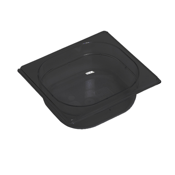ΛΕΚΑΝΑΚΙ ΜΑΥΡΟ POLΥCARBONATE GASTRONORM 1/6