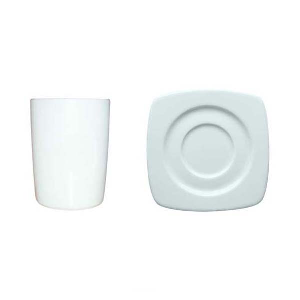 CUP WITHOUT HAND & SAUCER MALVAROSSA