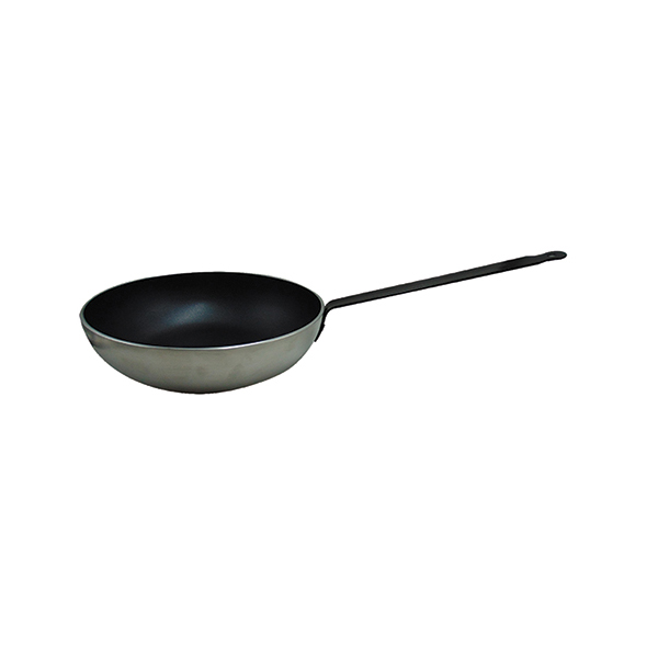 DEEP ALUMINIUM INDUCTION INDUCTION FRYING PAN WITH IRON HANDLE