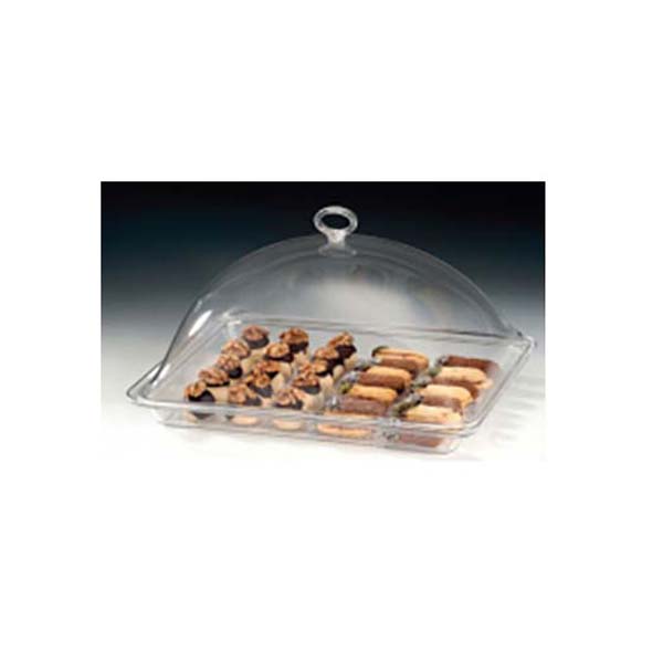 WINDOW WITH PARALLELOGRAM POLYCARBONATE LID