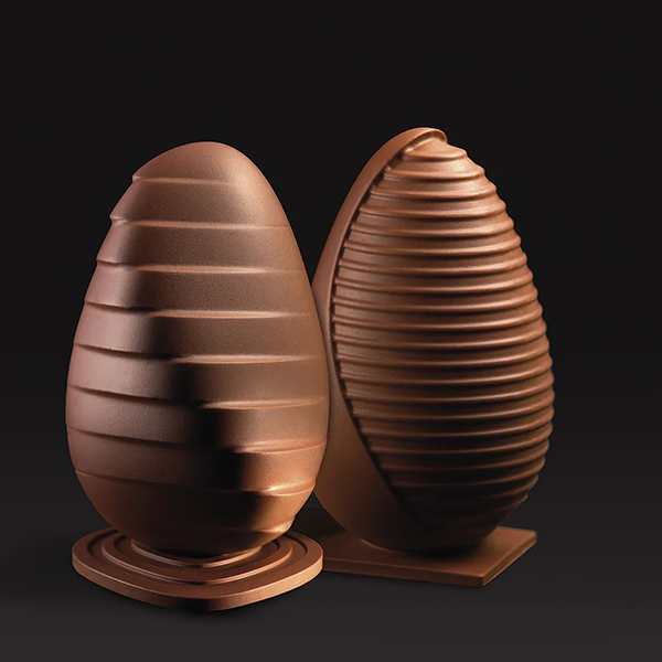 EGG STRIPE CHOCOLATE MOULD KT90