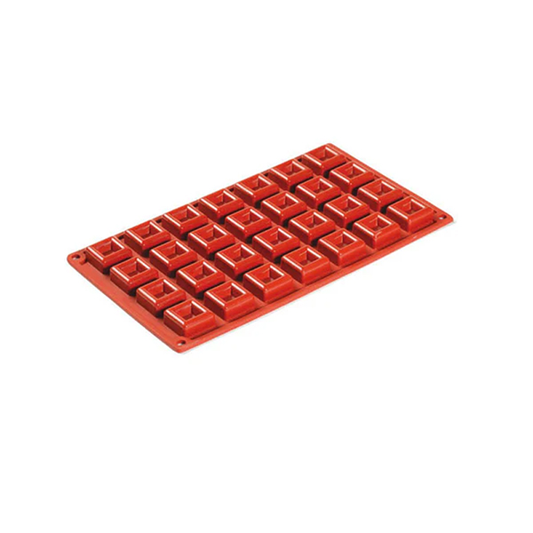 SILICONE MOULD MICRO SAVARIN QUADRATO FR075