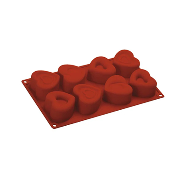 SILICONE MOLD HEART FR064