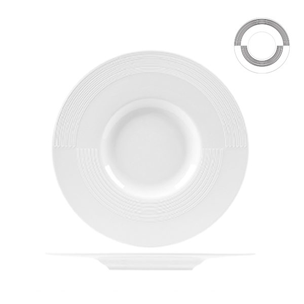 SHALLOW ROUND PLATE GOURMET APOLLO