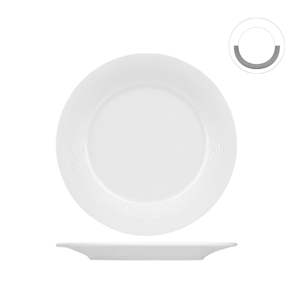 SHALLOW ROUND PLATE APOLLO