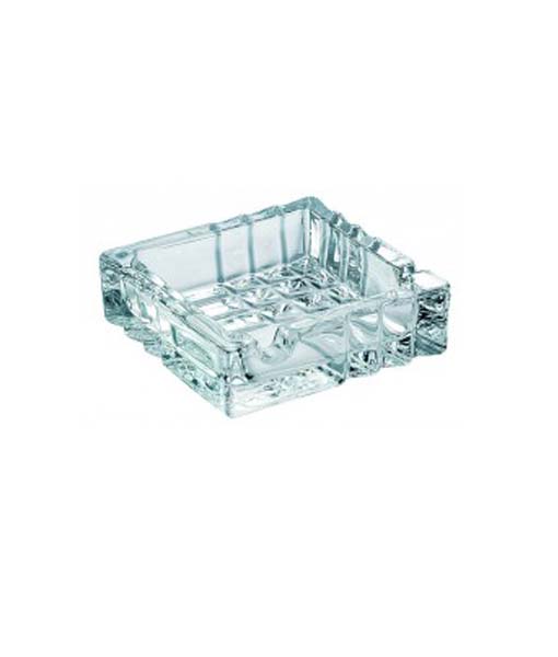 ASHTRAY SQUARE GLASS