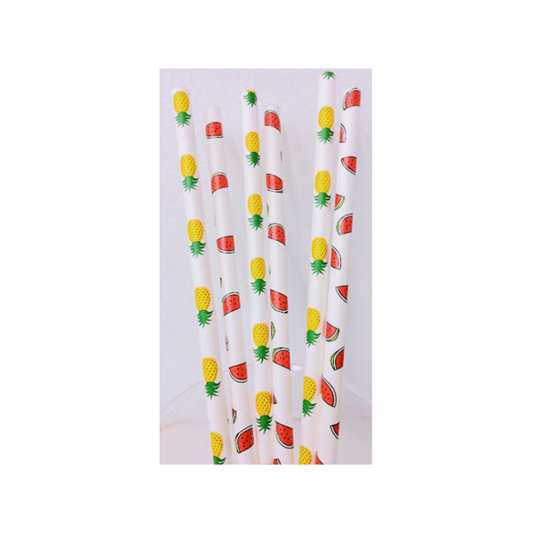 STRAWS XANTHAN GUM FRUIT