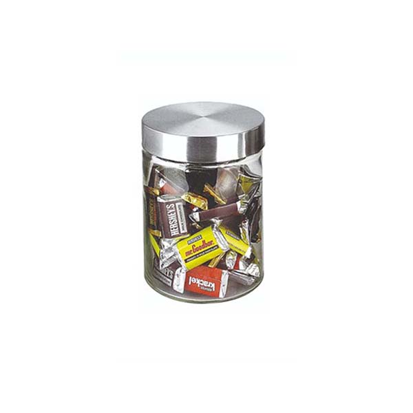 VASE WITH LID ANODIZED SINO