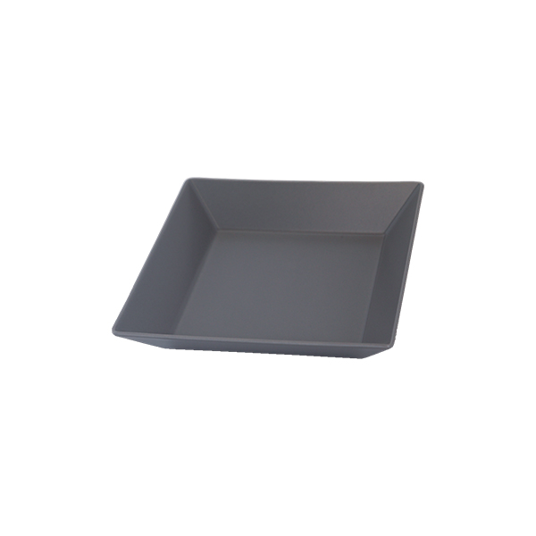 SQUARE SPAGHETTI PLATE GREY TOKYO