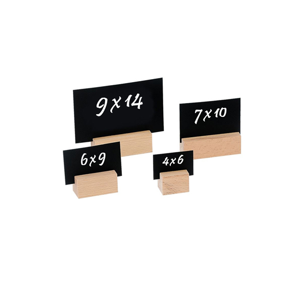 WOODEN STAND & CARD 3PCS