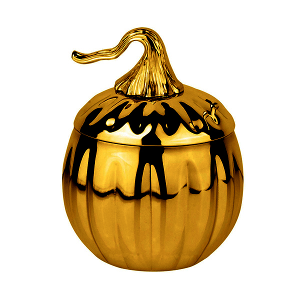 COPPER GLASS PUMPKIN