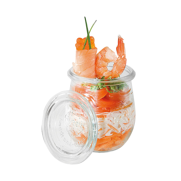GLASS JAR WITH LID 41589