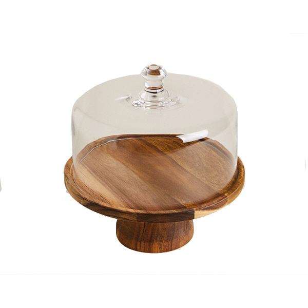 GLASS DOOR WITH WOODEN BASE