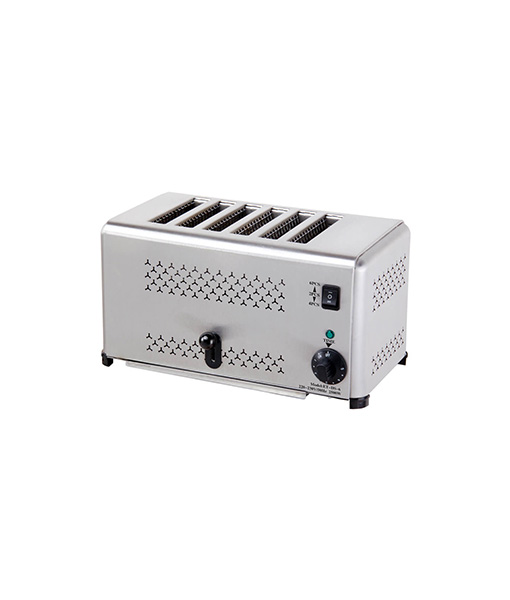 TOASTER 6 POSITIONS ANODIZED