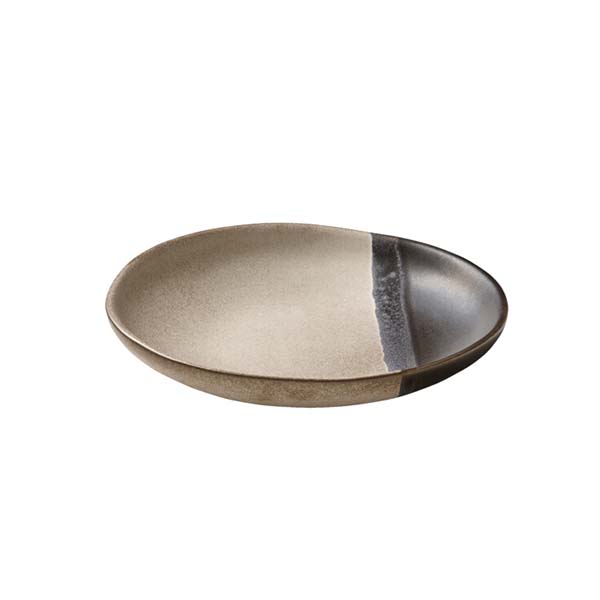 PLATE SHALLOW SPOT ON BLACK