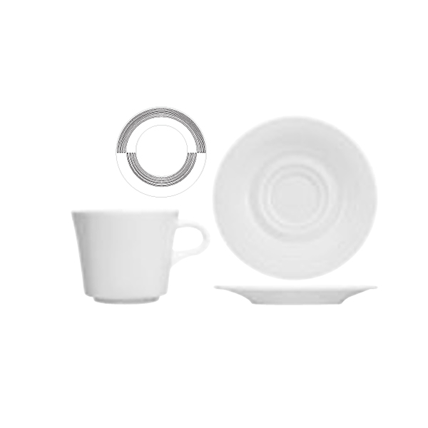 TEA CUP & SAUCER APOLLO/COSMOS