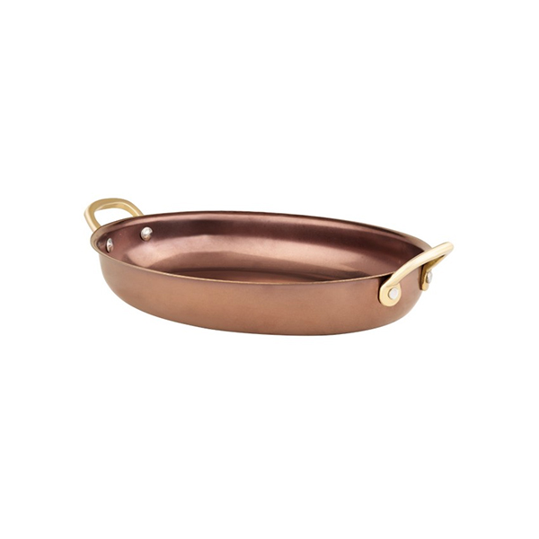 ΣΑΓΑNI OBAΛ ΙΝΟΧ COPPER MAT ME ΜΠΡΟΥΤΖΙΝΑ ΧΕΡΟΥΛΙΑ